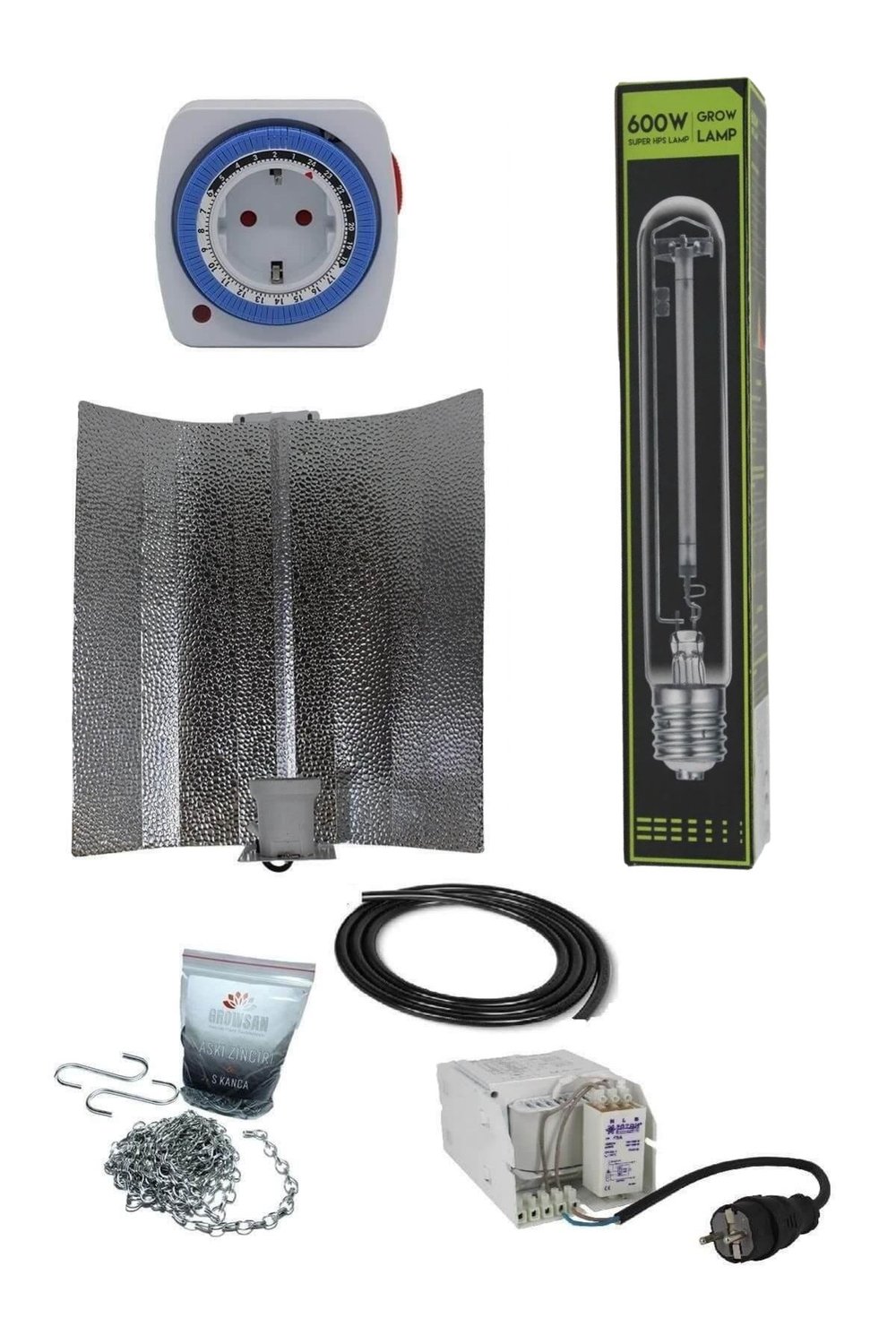 600W Foton Balastlı Shp/Hps Set