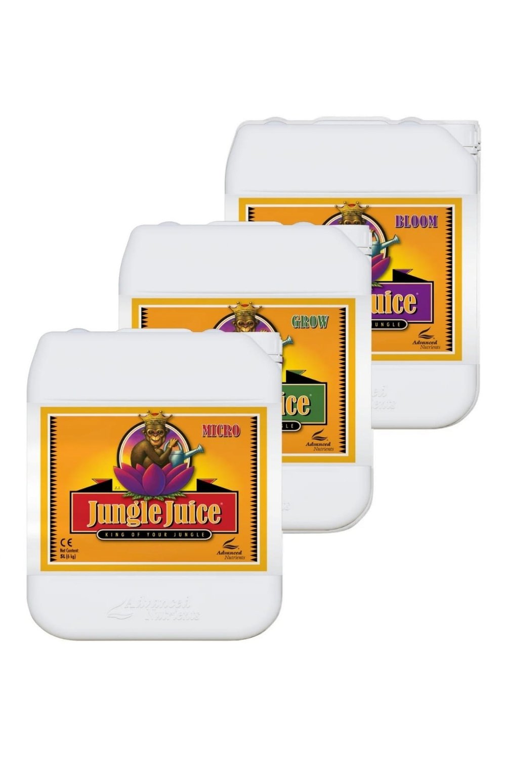 Advanced Nutrients Jungle Juice Grow Micro Bloom 5 Litre