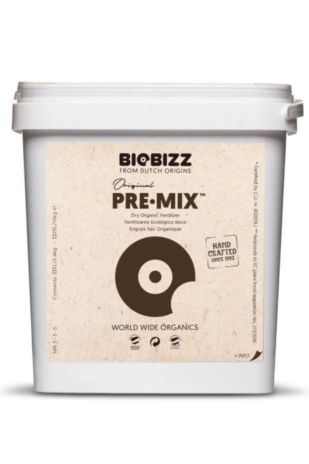 Biobizz Pre Mix 5 Litre Toprak Yenileyici Ve Canlandırıcı