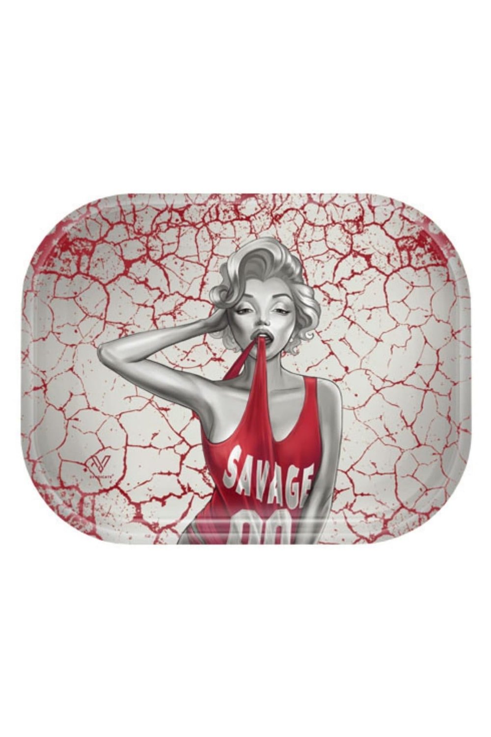 Küçük Metal Tepsi Dank Diva