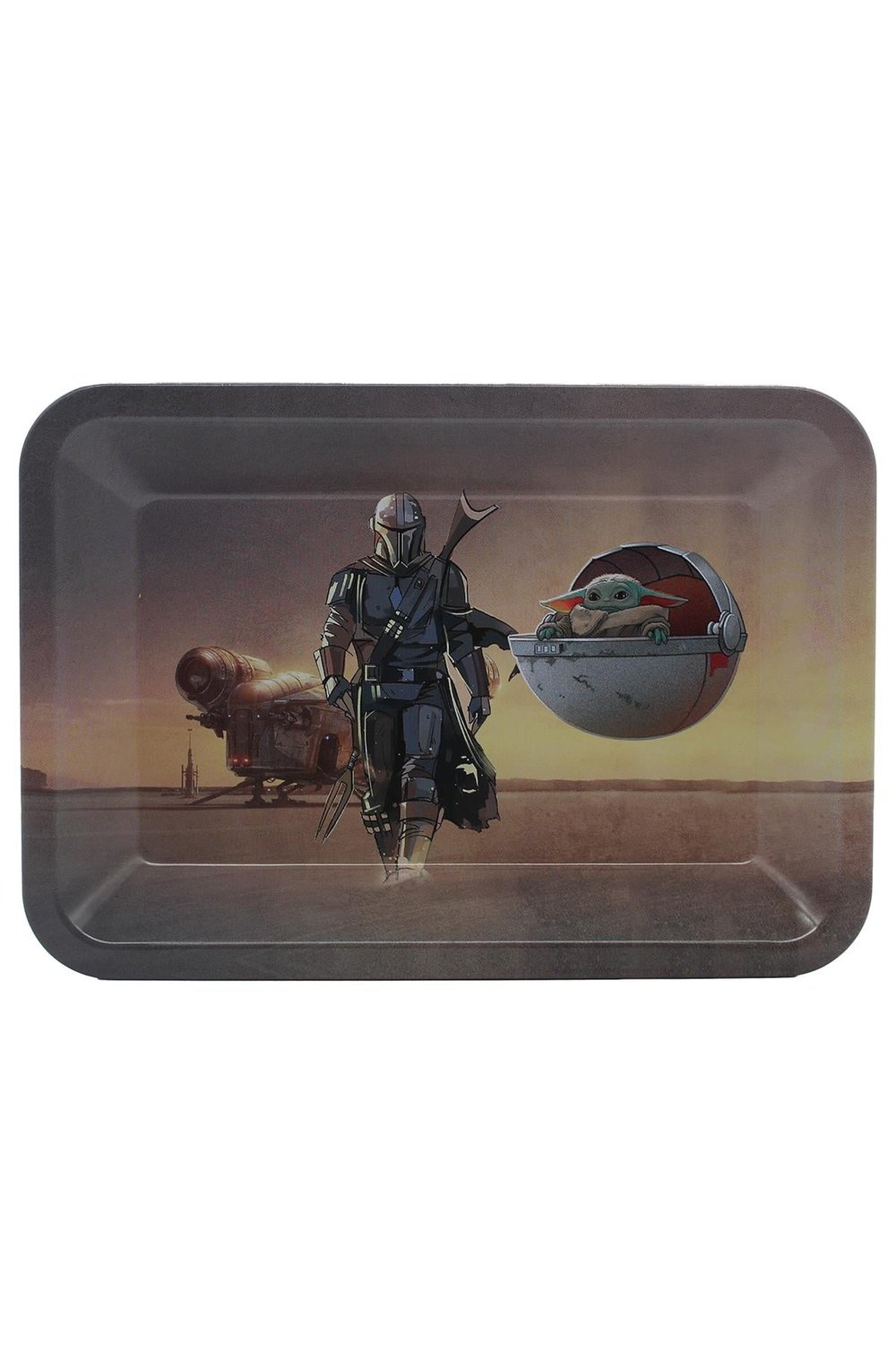 Küçük Metal Tepsi Space Warrior