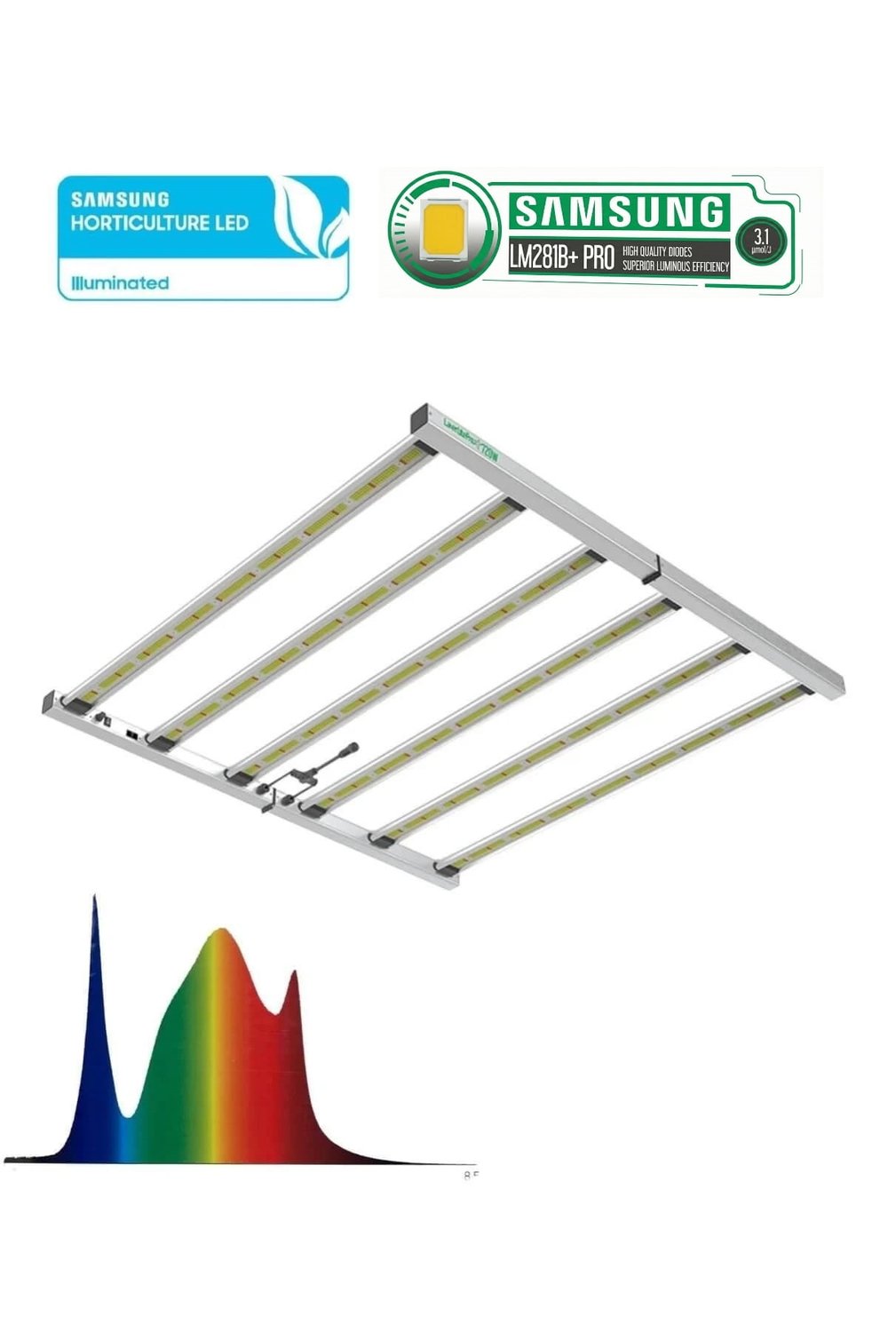 Lazerlite Pro 720W Samsung Full Spectrum Led Bitki Yetiştirme Lambası