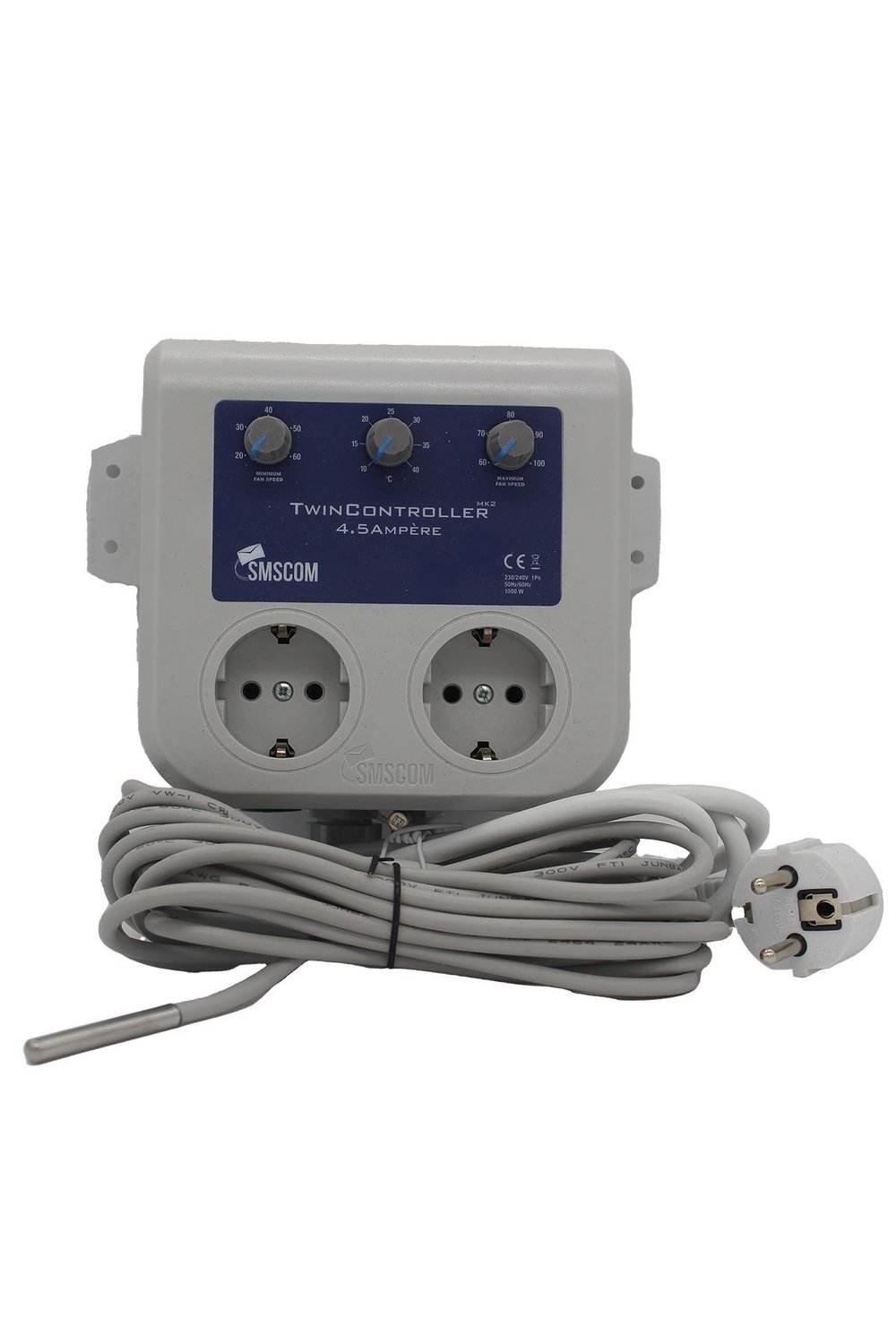 SMSCOM Twin Isı/Fan Controller 4.5 A