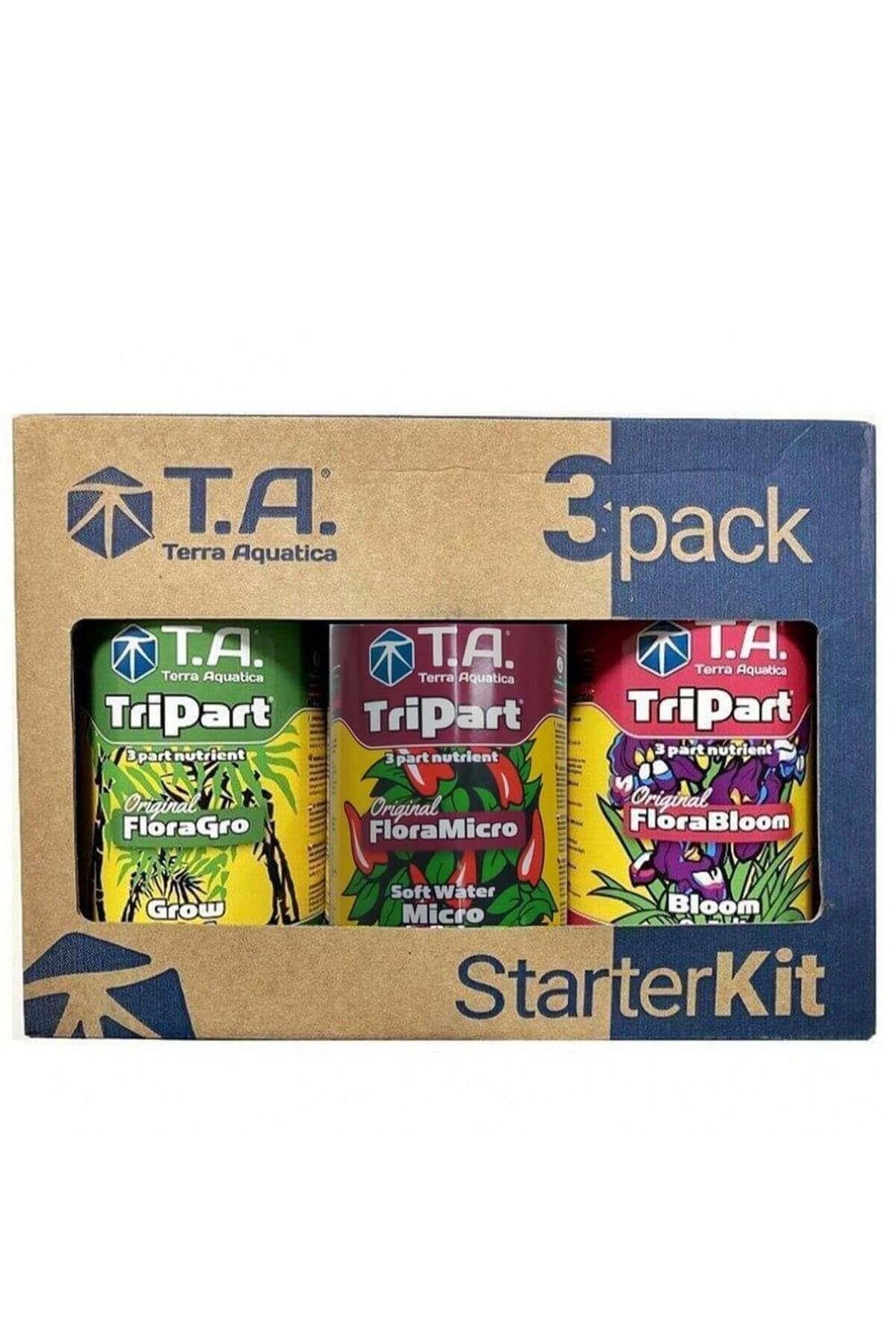 Terra Aquatica Flora TriPart Starter Kit (Soft Water) Bitki Besin Seti