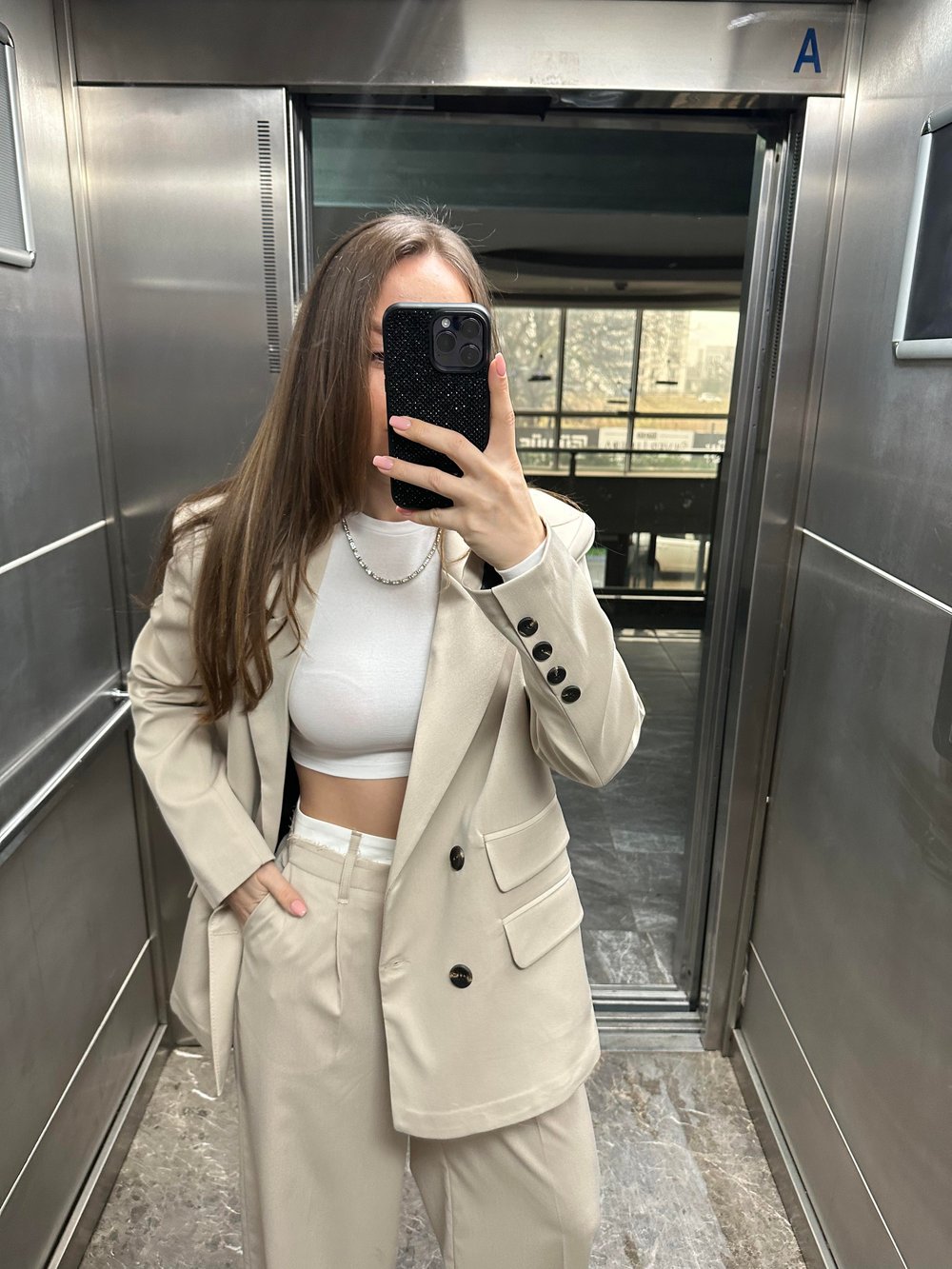 PREMIUM DÜĞMELİ OVERSİZE TAŞ CEKET