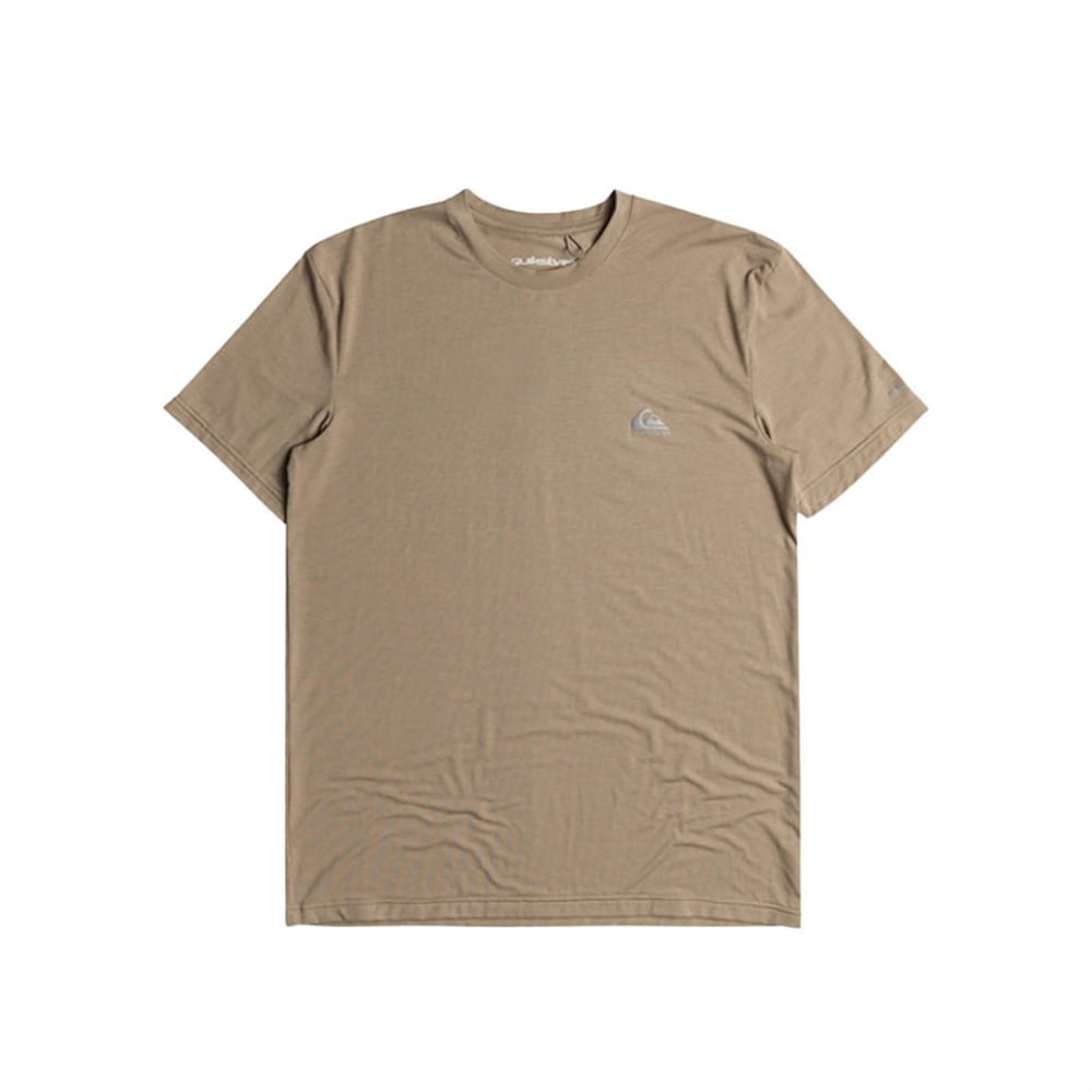Quiksilver Coastal Run Ss Erkek T-Shirt Kahverengi EQYKT04311-34054