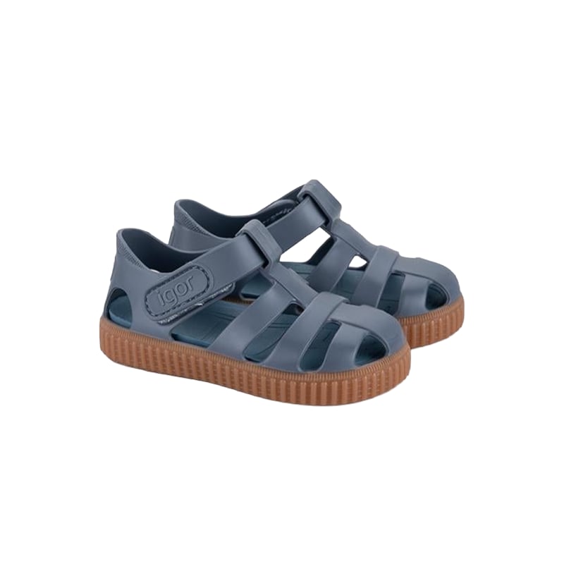 Bb355 Tobby Solid Bicolor Çocuk Sandalet BB355-225