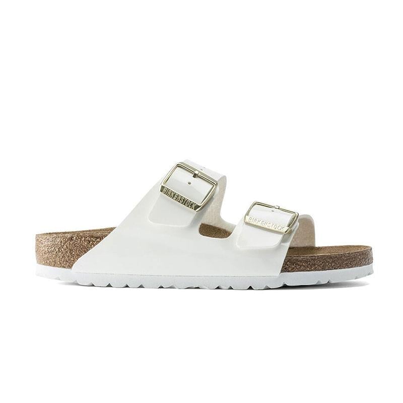 Birkenstock Arizona Bf Patent Kadın Terlik 1005294 Beyaz