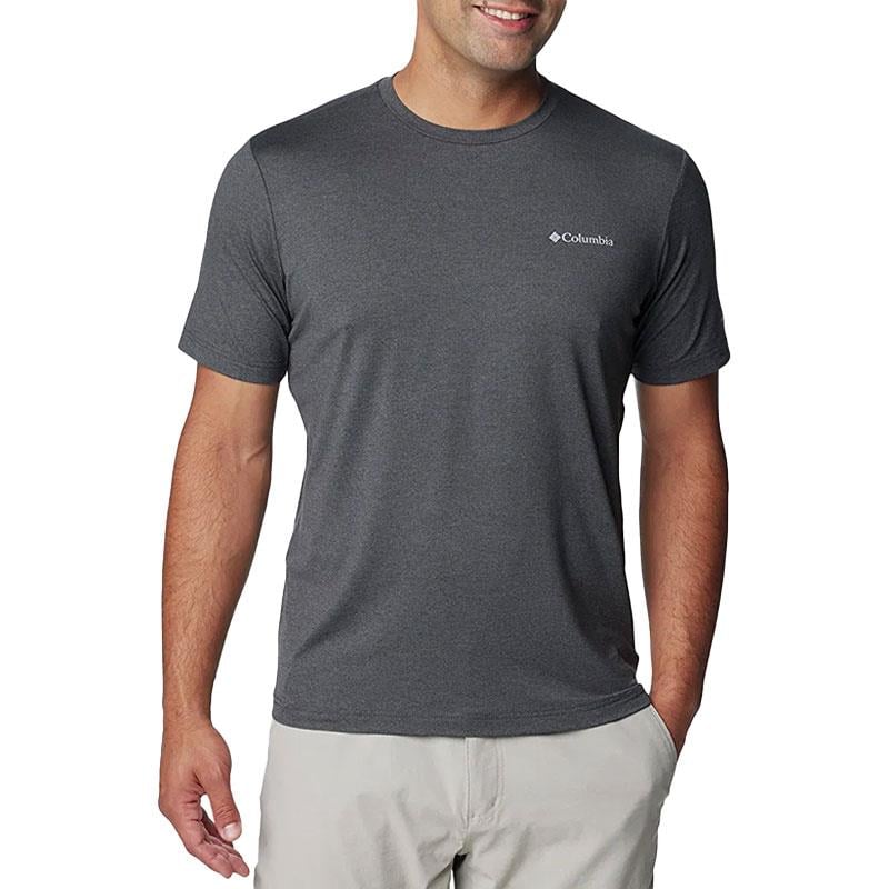 Columbia Tech Traıl Crew Erkek T-Shirt AO5545-011 Siyah