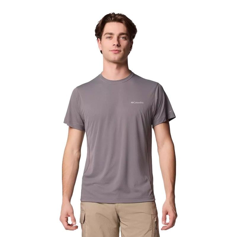 Columbia Zero Rules Lıght Erkek T-Shirt AO2717-023 Gri