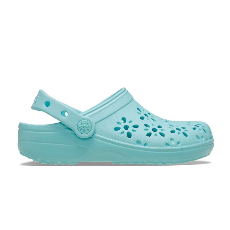 Classic Floral Cut Out Clog K Çocuk Sandalet 210943-4PD