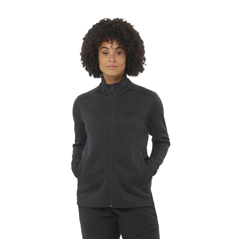 Salomon Sntial Midfleece Fz W Kadın Ceket Siyah LC2294000