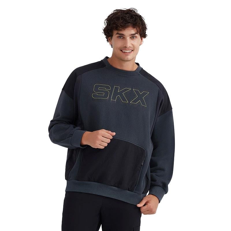 Skechers Crew Neck Sweatshirt Erkek Sweatshirt S232277-040