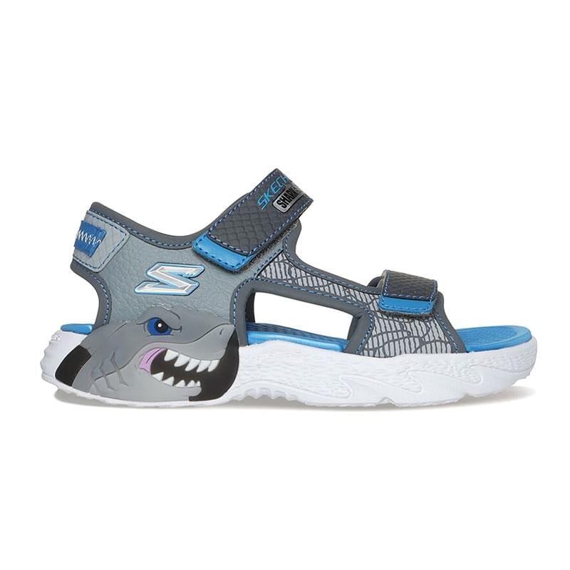 Skechers S-Lights: Creature Çocuk Sandalet 400614L-CCBL Gri