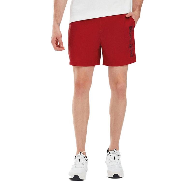 Skechers Swimwear M 5 Inch Erkek Şort S241138-600 Kırmızı