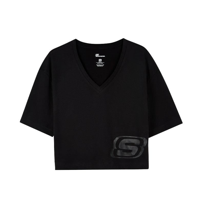 Skechers W Graphic Tee Shiny Logo Kadın T-Shirt S221174-001