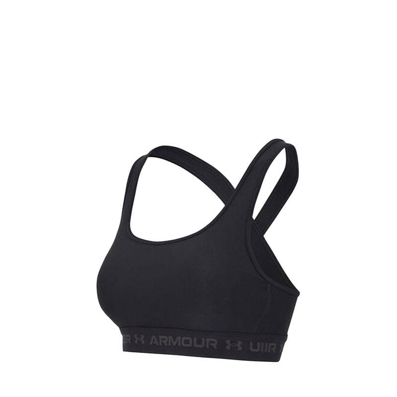 Under Armour Ua Crossback Mid Bra Kadın Bustiyer Siyah 1361034-001
