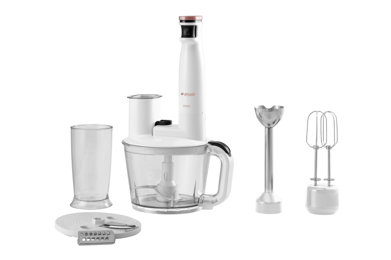 Arçelik RHB 6050 Resital El Blender Seti Beyaz