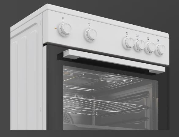 Arçelik F 8440-1 LB Ocaklı Fırın Beyaz