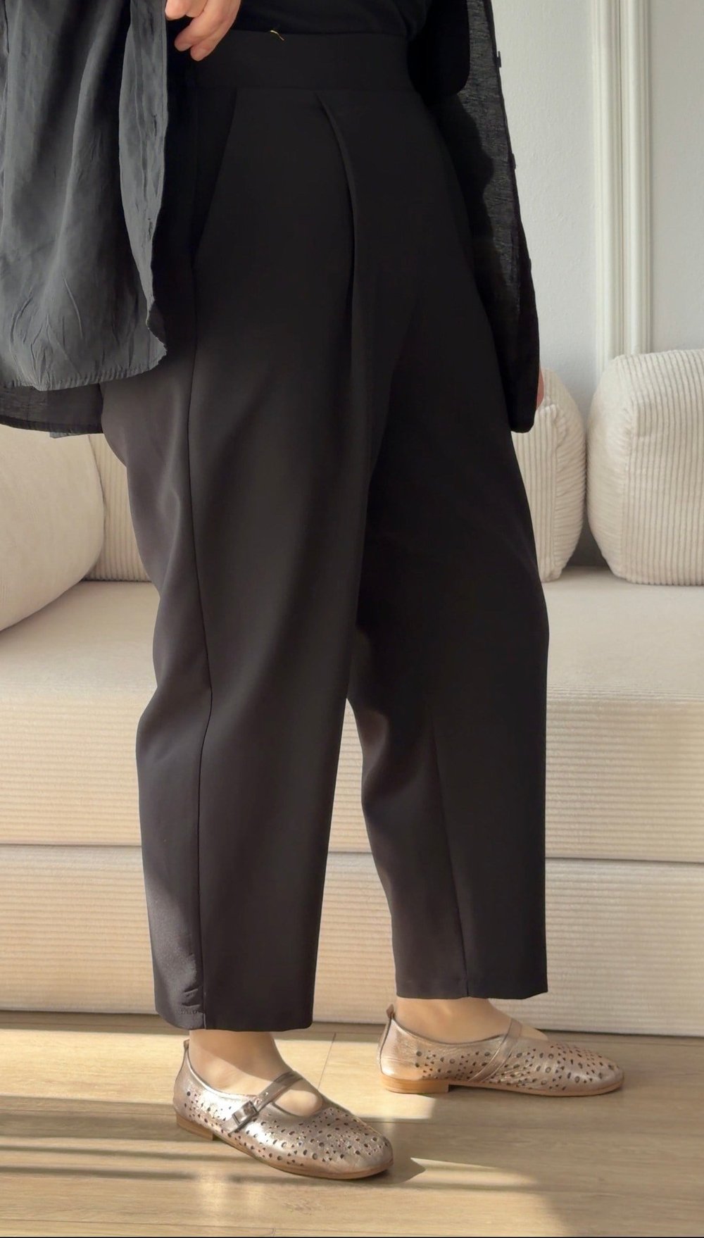 SİYAH  ŞALVAR PANTALON 
