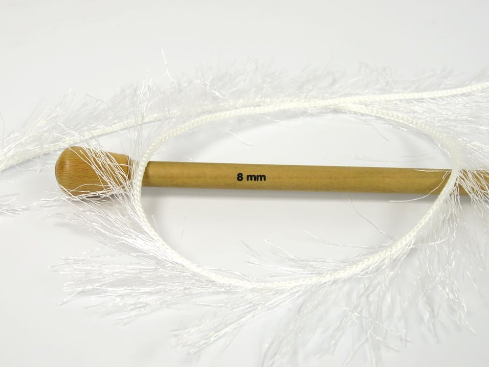 1x400gr. EYELASH BULKY 400GR Beyaz  Yumoş, Sakallı, Kışlık, Kalın