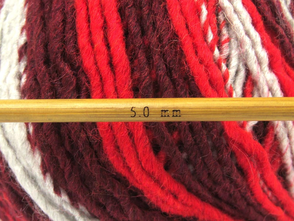 4x100gr. ANATOLIA WOOL CORD Kırmızı, Bordo, Açık Gri Yün, Akrilik Kışlık, Yün, Batik Desenli, Akrilik