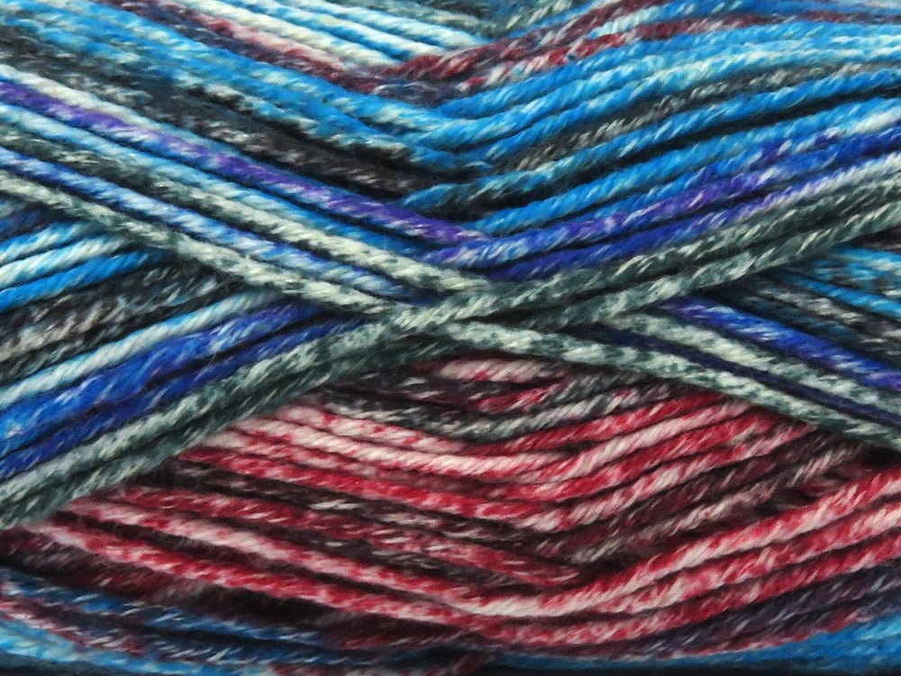 4x100gr. COTTONAC SPRAY Yeşil, Mavi, Kırmızı, Turkuaz, Maron Pamuk Çok renkli, Bebe, Yazlık İplikler, Pamuk, Batik Desenli, Kalın, Akrilik, Anti-Pilling