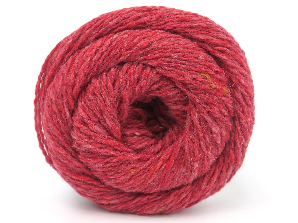 4x100gr. RECYCLED WOOL Domates Kırmızı  Lüks, Kışlık, Yün, 100% Yün