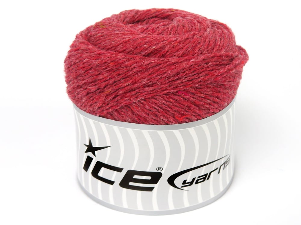 4x100gr. RECYCLED WOOL Domates Kırmızı  Lüks, Kışlık, Yün, 100% Yün