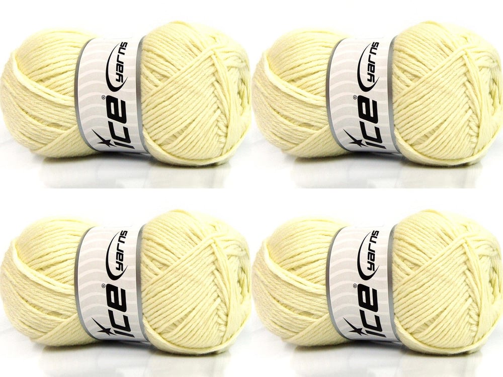 4x100gr. SINGH Akrilik, Naylon Krem Kışlık, Düz iplikler, Worsted, Akrilik
