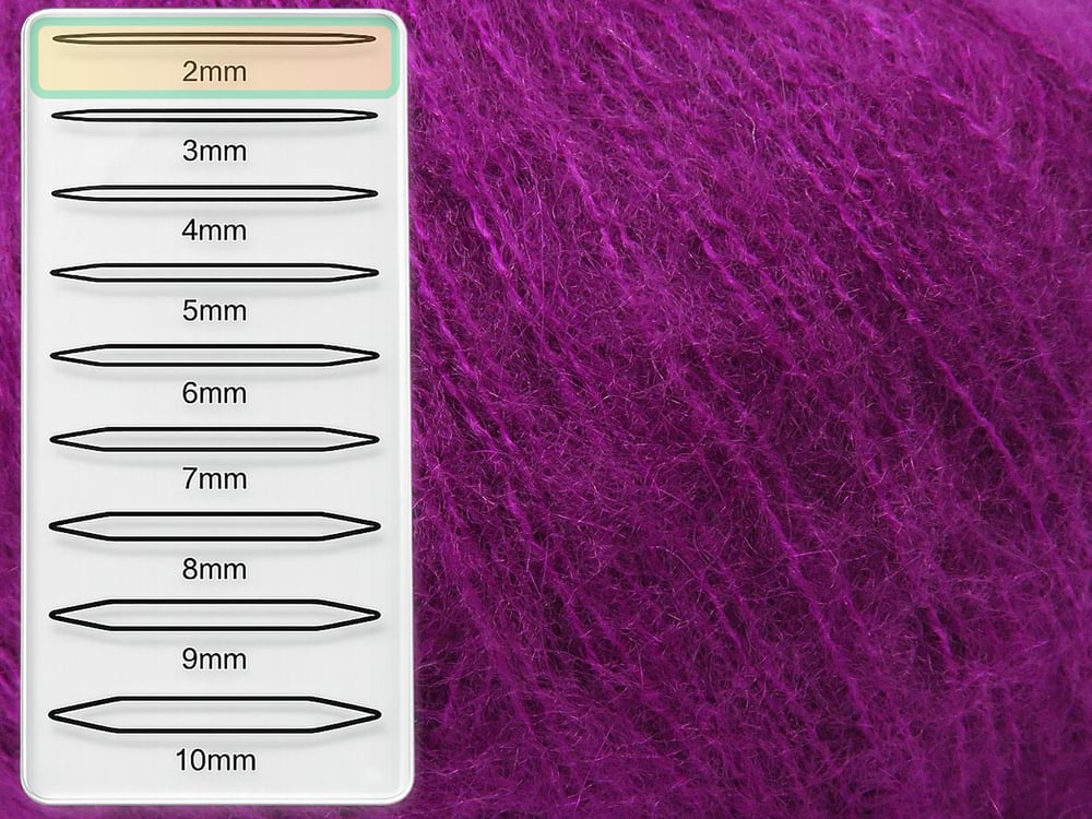 6x50gr. WINSOME MOHAIR Koyu Fuşya Akrilik, SuperKid Tiftik Lüks, Kışlık, Çok İnce, Yün, Kid Mohair