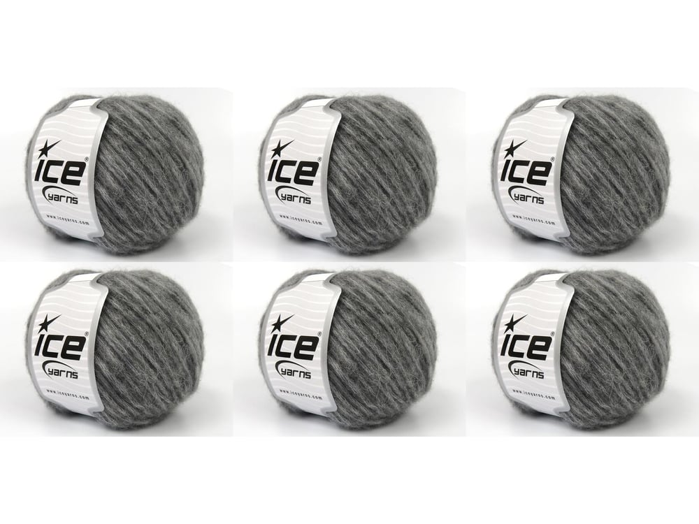 6x50gr. BABY ALPACA ARIA Açık Gri Bebe Alpaka, Yün Lüks, Alpaka, Kışlık, Yün, Worsted