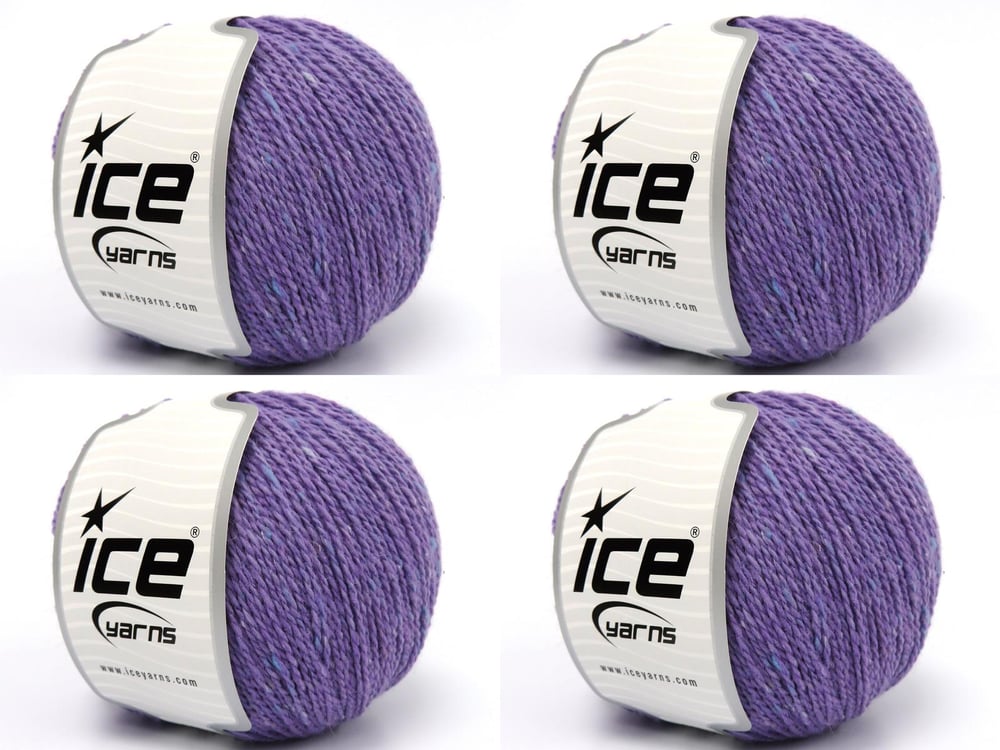 4x100gr. BABY ALPACA TWEED Açık Lila Viskon, Bebe Alpaka, Merino Yün Lüks, Alpaka, Kışlık, Yün, Viskon, Merino Yün