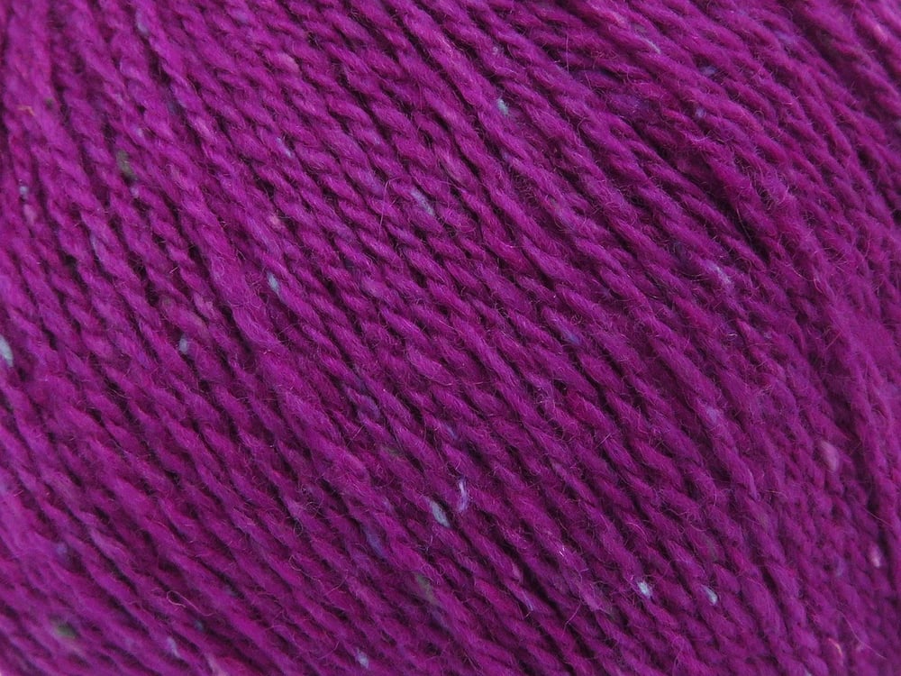 4x100gr. BABY ALPACA TWEED Koyu Fuşya Viskon, Bebe Alpaka, Merino Yün Lüks, Alpaka, Kışlık, Yün, Viskon, Merino Yün