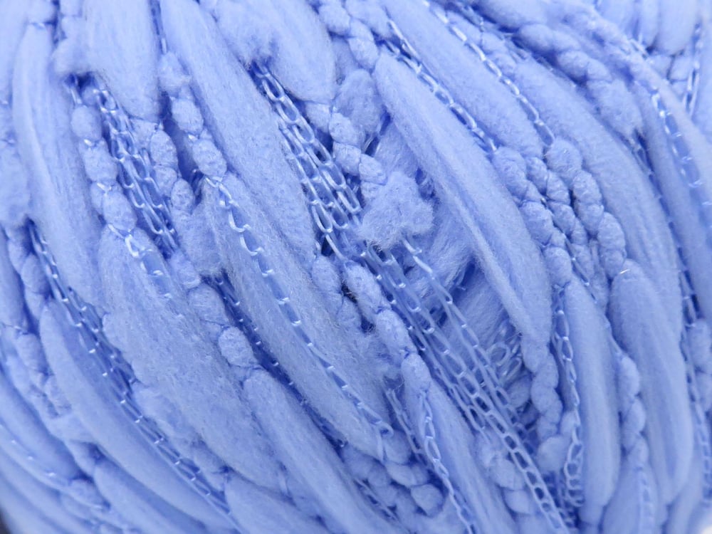 8x50gr. BALLOON Açık Mavi Mikro Fiber Yazlık İplikler, Ponpon