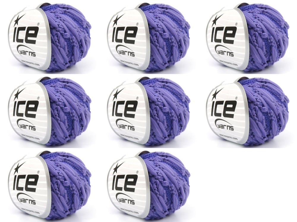 8x50gr. BALLOON Leylak Mikro Fiber Yazlık İplikler, Ponpon