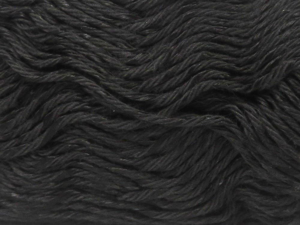 8x50gr. CARLSON Siyah Viskon, Pamuk Viskon, Yazlık İplikler, Pamuk