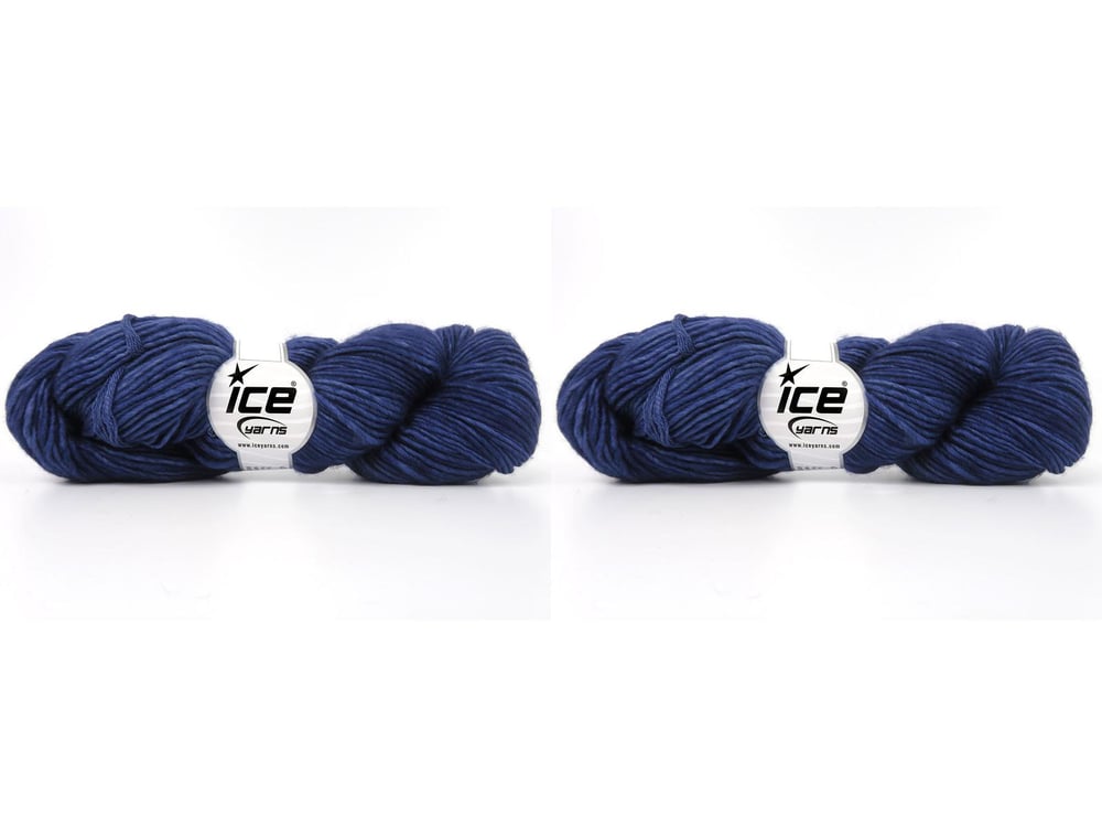 2x100gr. HAND DYED SUPERWASH MERINO Mavi Melanj  Lüks, Merinos, Kışlık, Yün, Batik Desenli, Worsted, El Boyama, Makina Yıkama