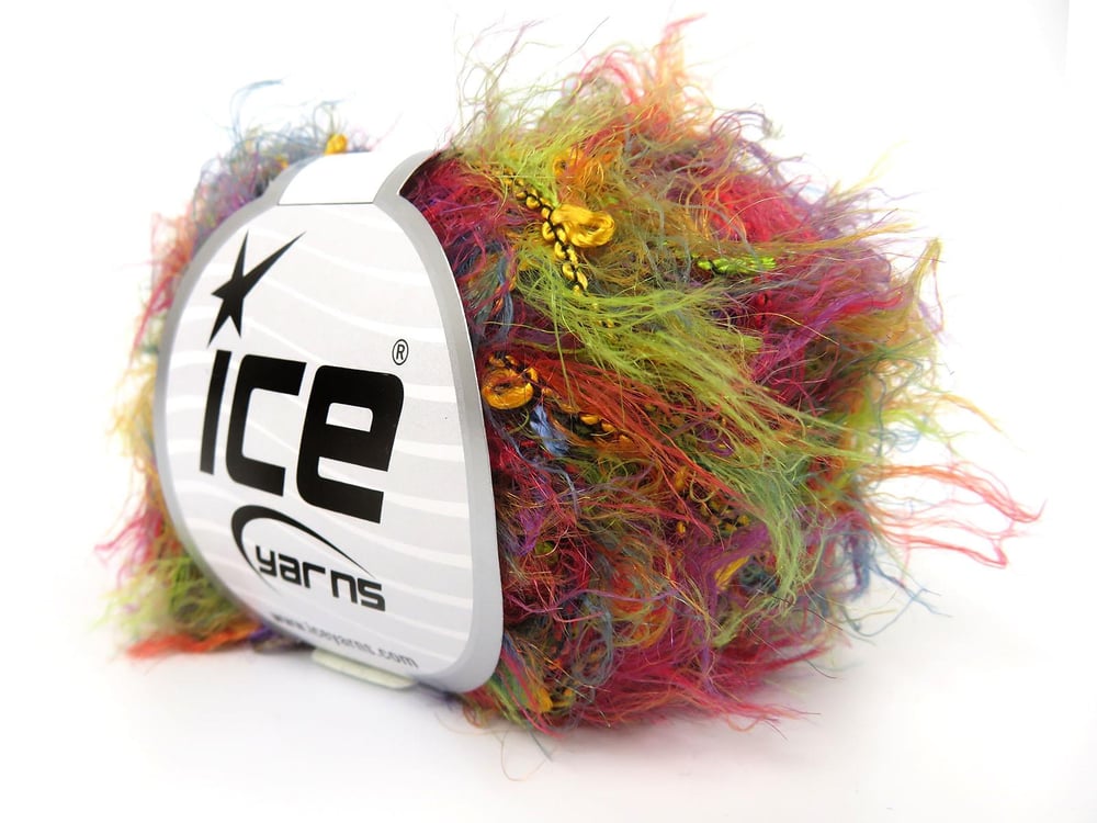 8x50gr. MURRAY Gökkuşağı Viskon Yumoş Bük. Sakallı Bük., Viskon, Yazlık İplikler, Kalın