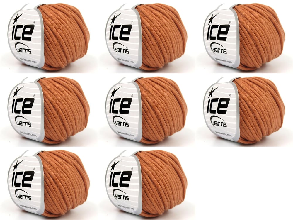 8x50gr. TUBE COTTON Bakır Pamuk Yazlık İplikler, Pamuk, Kalın