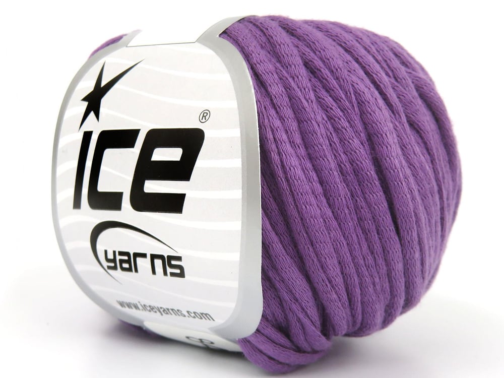 8x50gr. TUBE COTTON Lavanta Pamuk Yazlık İplikler, Pamuk, Kalın