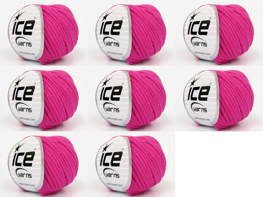 8x50gr. TUBE COTTON Pembe Pamuk Yazlık İplikler, Pamuk, Kalın