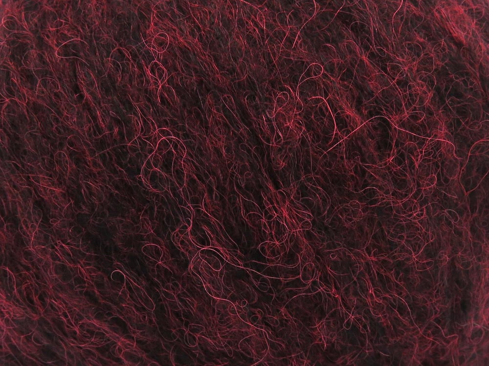 6x50gr. BABY ALPACA ARIA Siyah, Kırmızı Bebe Alpaka, Yün Lüks, Alpaka, Kışlık, Yün, Worsted