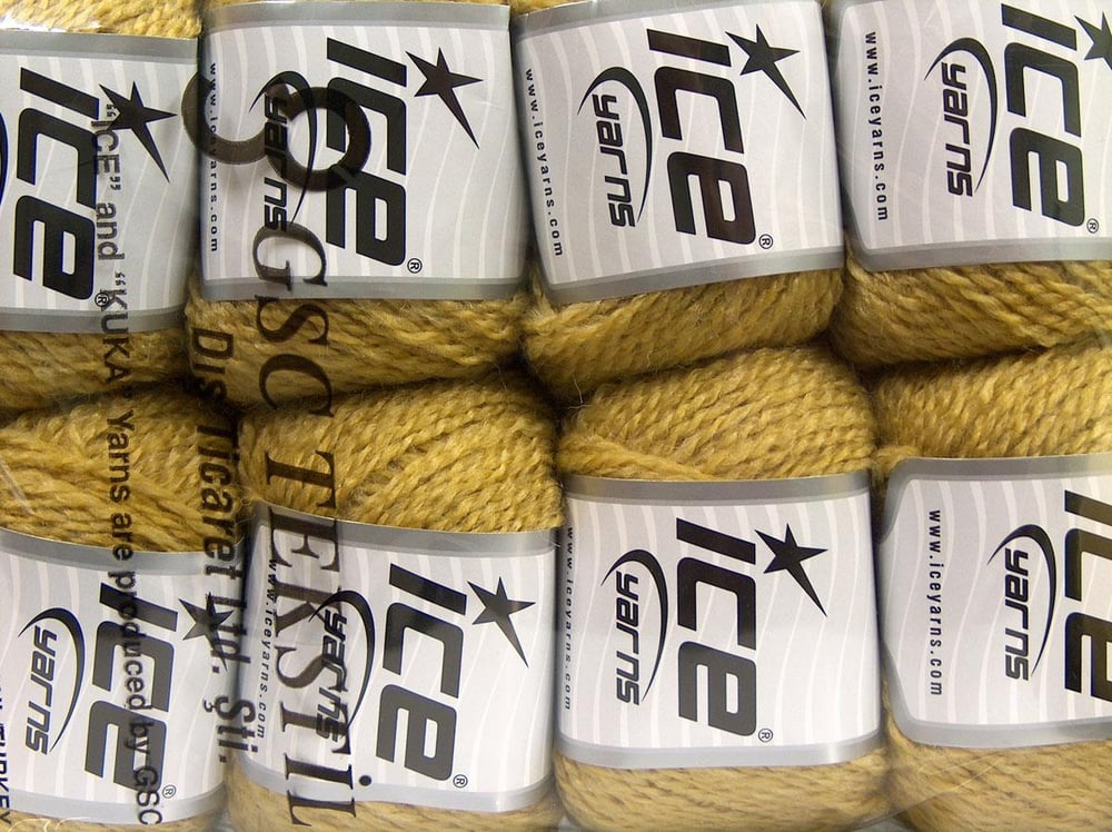 8x50gr. ACOUSTIC Zeytin Yeşili Akrilik Kışlık, Düz iplikler, Worsted, Akrilik