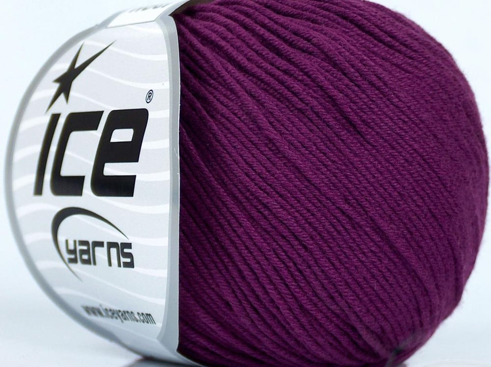 8x50gr. ADEL Mor Pamuk, Akrilik Bebe, Yazlık İplikler, Pamuk