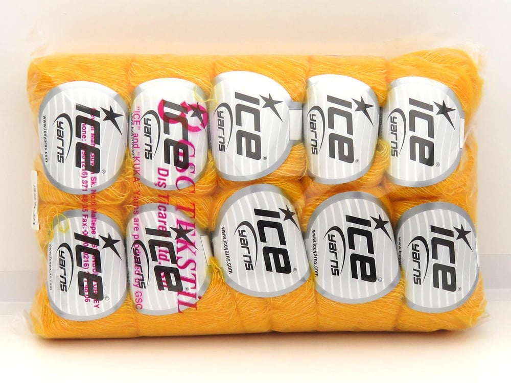 10x30gr. ALICE Koyu sarı Yün, Akrilik Kışlık, Yün, Akrilik