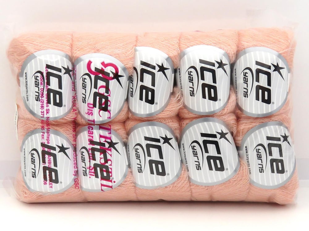 10x30gr. ALICE Pudra Pembe Yün, Akrilik Kışlık, Yün, Akrilik