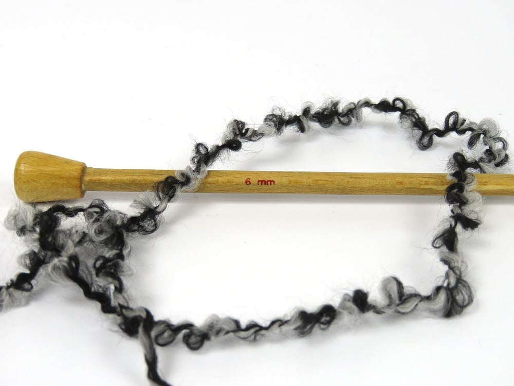 8x50gr. ALPACA BOUCLE Siyah, Gri Viskon, Alpaka, Yün, Akrilik Lüks, Alpaka, Kışlık, Yün, Viskon, Buklet, Kalın, Akrilik