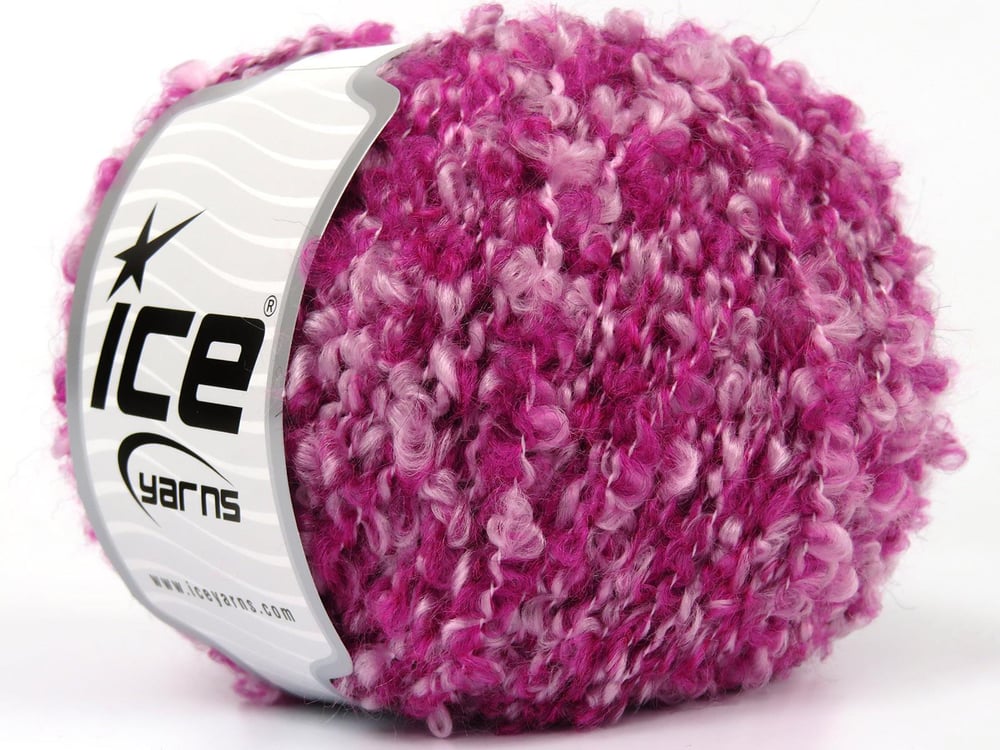 8x50gr. ALPACA BOUCLE Pembe tonları Viskon, Alpaka, Yün, Akrilik Lüks, Alpaka, Kışlık, Yün, Viskon, Buklet, Kalın, Akrilik