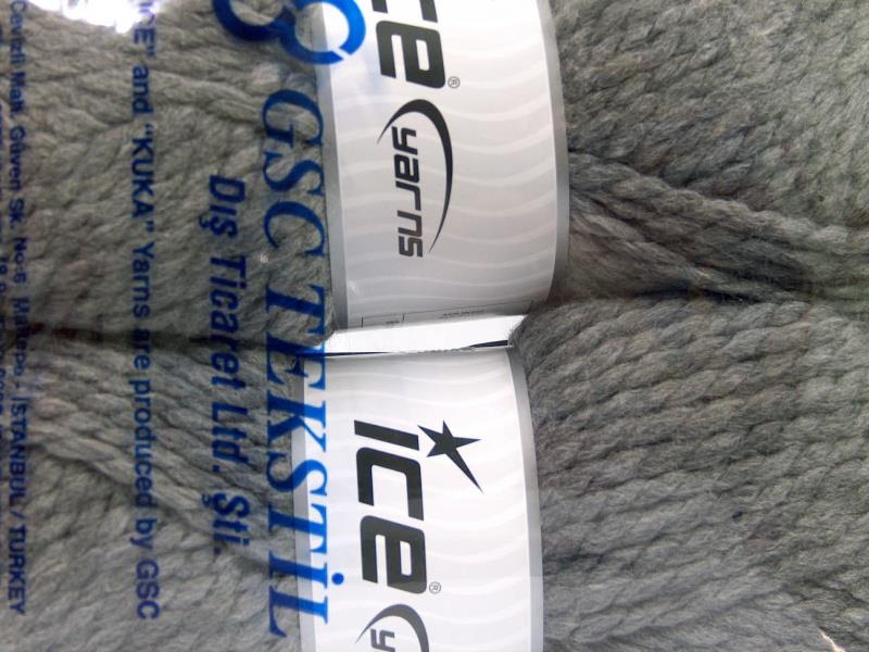 2x150gr. ALPINE Gri Yün, Akrilik Kışlık, Yün, Çok Kalın